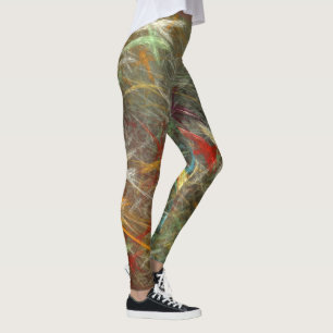 Leggings Fractais de Trabalho de arte