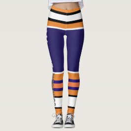Leggings Funky Listras Linhas Vencedor Poder