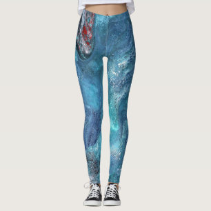 Leggings Galaxy 2 Espaço Abstrato Azul