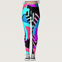 Leggings geométricas coloridas