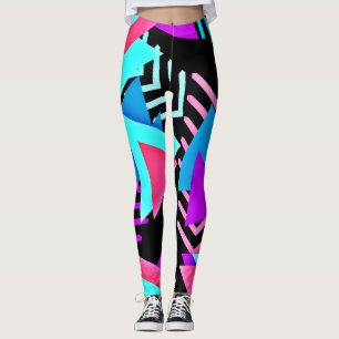 Leggings geométricas coloridas