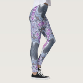Leggings geométricas das cinzas