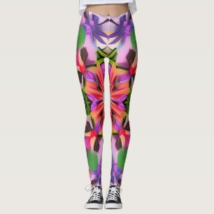Leggings geométricas de Abstrato