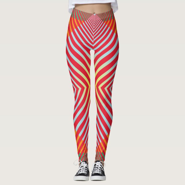 Leggings Geométricas Modernas (Frente)