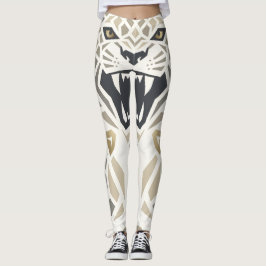 Leggings Geométricas Tribais do Tigre – Fierce Ang