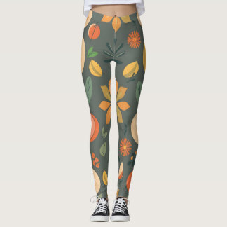 Leggings Geométricas Vibrantes - Padrão Colorido