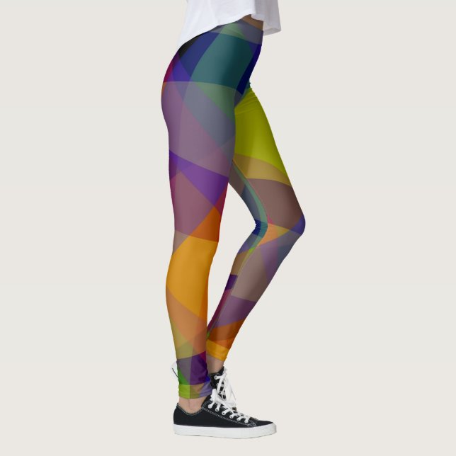 Leggings - Geométrico Escuro (Direita)