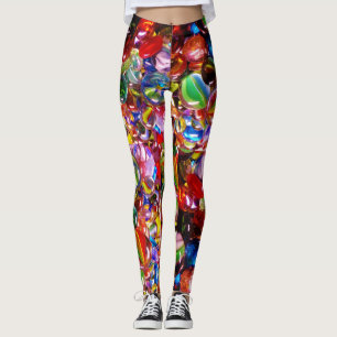 Leggings Glass Marbles Yoga Pants XS to XL