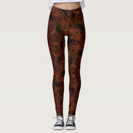 Leggings gráficas de impressão de Mandala
