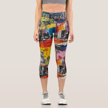 Leggings Grafite Design Coloridas