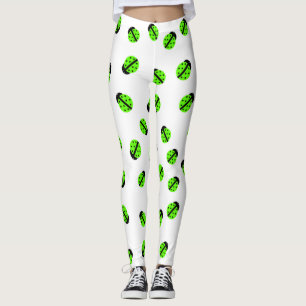 Leggings Green Lady Bug