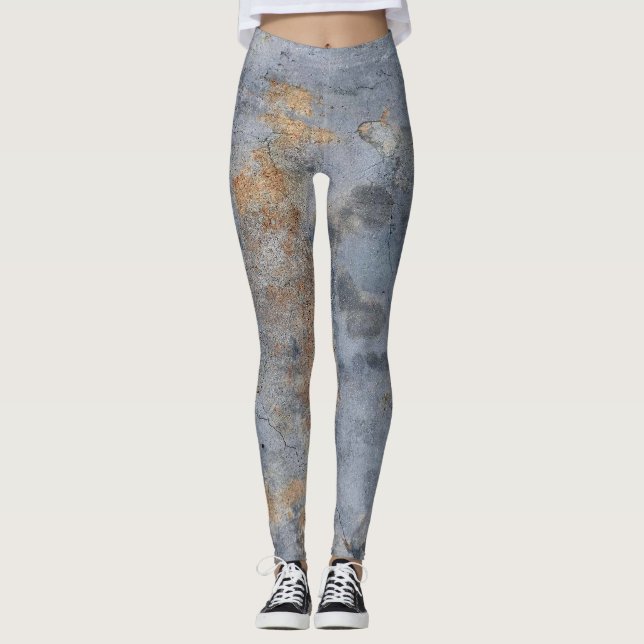 Leggings Grey Grunge (Frente)