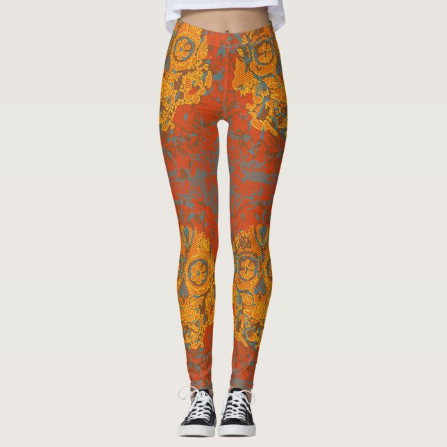 Leggings Halloween Caveira (Frente)
