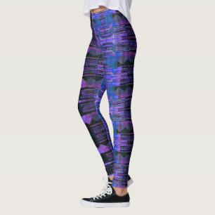 Leggings HAMbyWG - Azul Roxo Preto