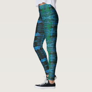 Leggings HAMbyWG - Azul Verde Preto