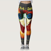 Leggings Hot & Saucy: Sr. Pepper Face por Hattwood