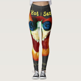 Leggings Hot & Saucy: Sr. Pepper Face por Hattwood