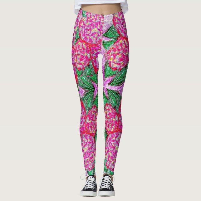 Leggings Hydrangeas (Frente)