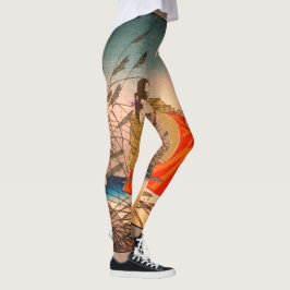 Leggings IMPRESSÃO do JAPÃO