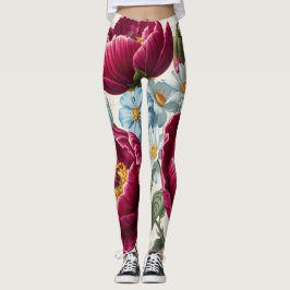 Leggings Impressão Florais Poppy