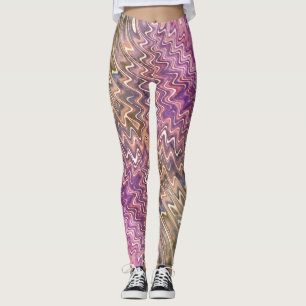 Leggings impressão psíquicas coloridas