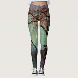 Leggings IMPRESSAS FELIZMENTE MULHERES SOB LUA INT