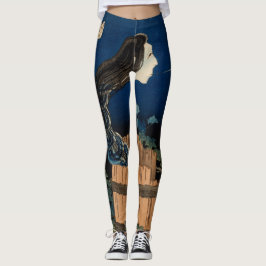 Leggings IMPRESSAS IMPRESSÃO HOKUSAI GHOST WOODBLO