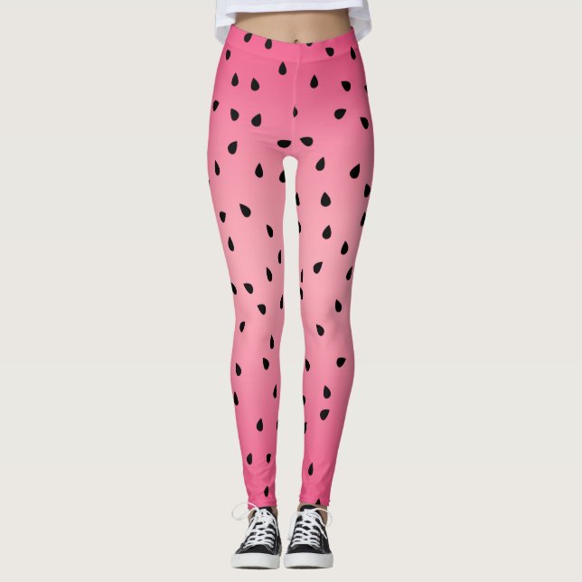Leggings impressas personalizadas super engraçadas (Frente)