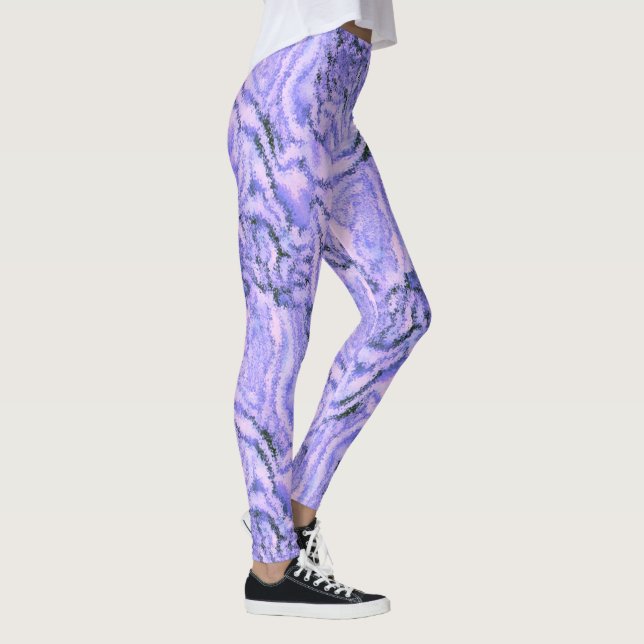 Leggings in Lila Violett Farbe (Direita)