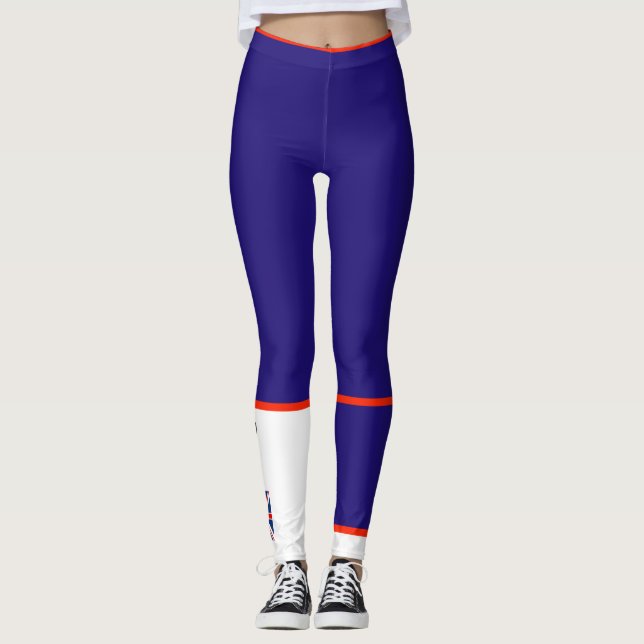 Leggings Incríveis da Bandeira da Grã-Bretanha (Frente)