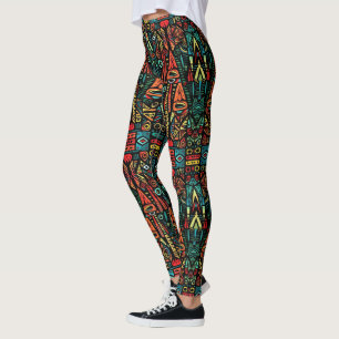 Leggings incríveis de Pop de Abstrato