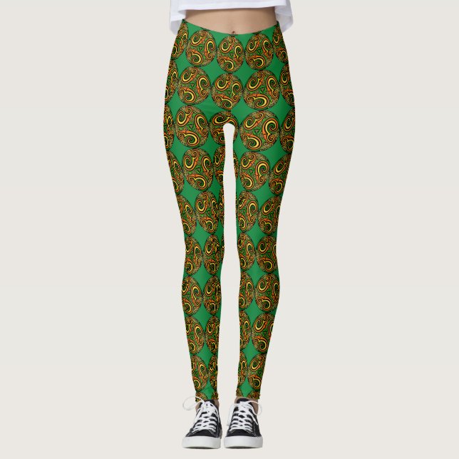 Leggings Inglesas Célticas de Mandala (Frente)