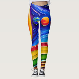 Leggings Inspiradas Cósmicas