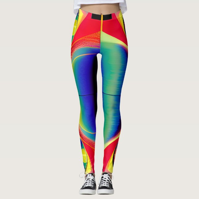 Leggings Inspiradas Cósmicas (Frente)