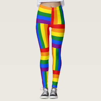 Leggings inspiradas pelo sinalizador do orgulho LG