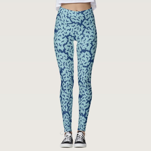 Leggings Inspiradas pelos recifes de coral (Frente)