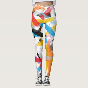 Leggings Inspiradoras com Salpico de Cor