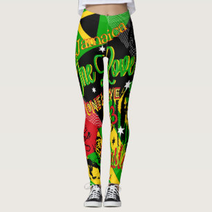 Leggings Jamaican Reggae Rasta