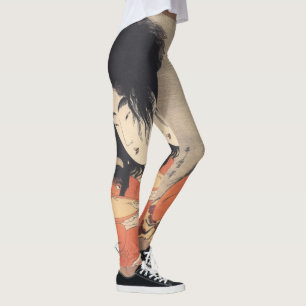 Leggings japonesas de Arte de Utamaro