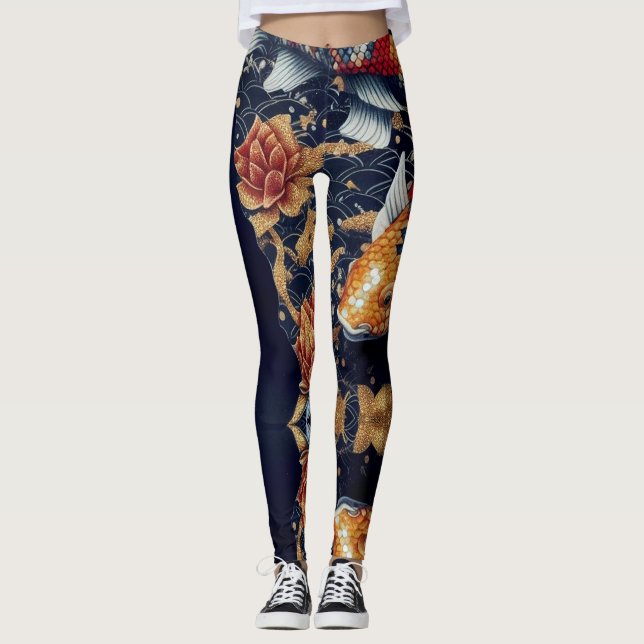 Leggings Koi Orange (Frente)