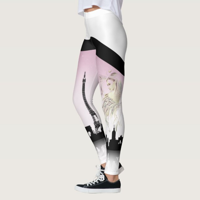 Leggings la torre Eiffel y la cuidad de parís (Esquerda)