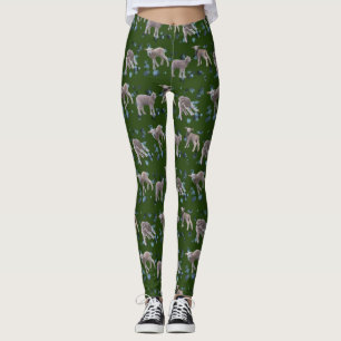 Leggings Lamb Frenzy (Verde Escuro)