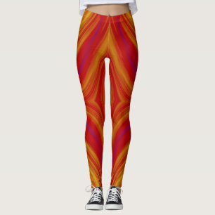 Leggings ~laranja amarelo selvagem púrpura ~ Origi