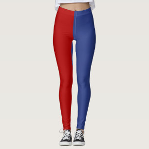 Leggings Laranja Azul Vermelho