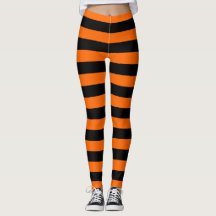 Leggings Laranja/Preta