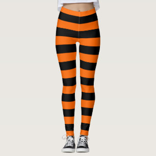 Leggings Laranja/Preta