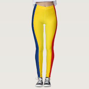 Leggings Legal de Moda da Bandeira do Chade