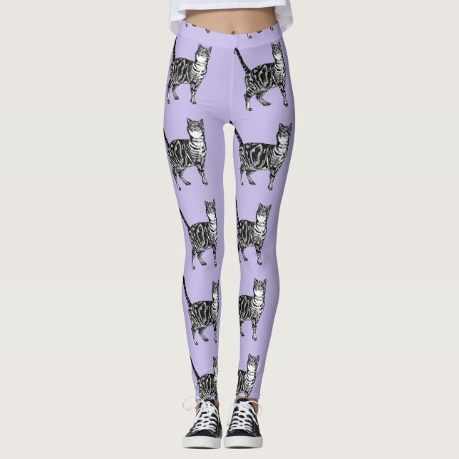 Leggings Legal de Pele e Prato (Frente)
