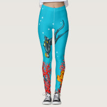 Leggings legal do mergulhador Scuba
