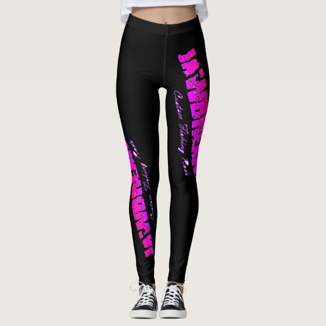 Leggings Leggings Logotipos aduaneiros para quebra (Frente)